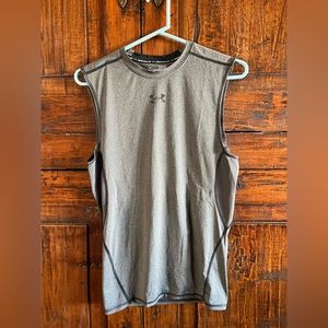 Men’s Under Armour Heatgear Sleeveless Compression Shirt - Size Medium
